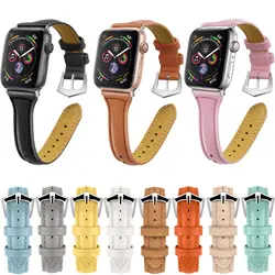 Ремешок из коровьей кожи pulseira для Apple Watch band iwatch band 4 3 42 мм 38 44 мм 40 мм i Watch Correa beacelet ремень ремешок для часов