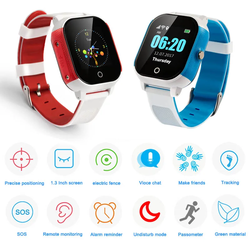 

FA23 Smart Watch IP67 Waterproof Baby SIM Card Touch Screen GPS WIFI SOS Tracker Kids Alarm Clock Anti-Lost Smartwatch Children