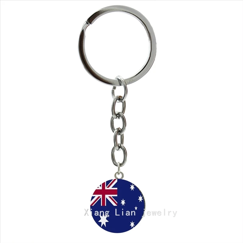 High quality hot sale keychain different Countries around the world's