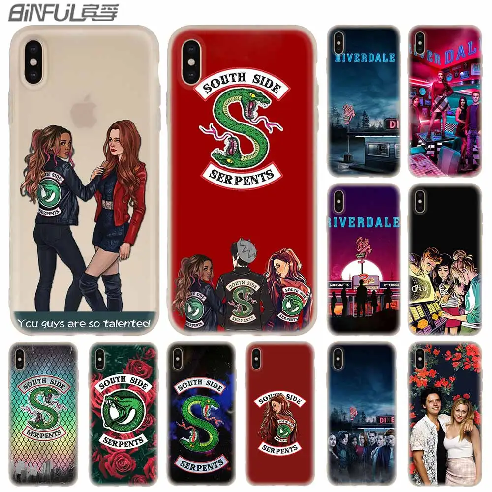 Силиконовые мягкие чехлы для iPhone 11 12 Pro X XS Max XR 6 6S 7 8 Plus 5 Mini SE 2020 American TV Riverdale Funda