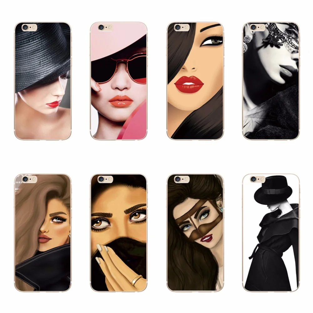 Luxury Phone Case For Iphone 6 6s Rubber Covers Skin Cool Sexy Fashion Girls Pattern Soft Silicone Fundas Coques |