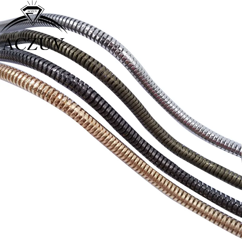 

20m Lot 4mm and 6mm Optional Snake Chain Bracelet Necklace Chains Findings Shoulder Bag Purse Chain Handbag Hardware Accessories