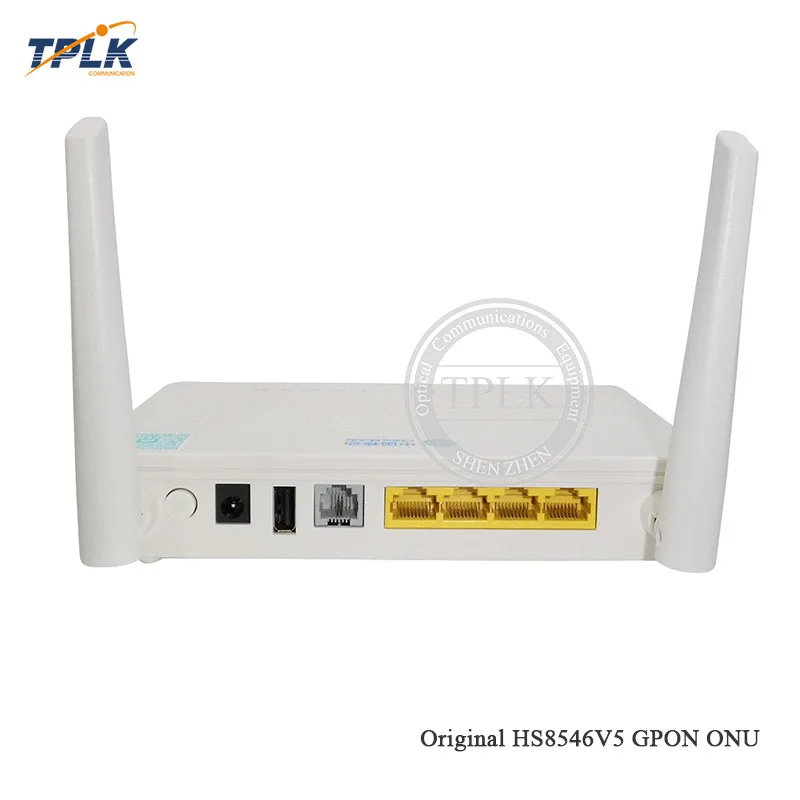 Хуа Вэй GPON ONU FTTH HS8546V5 ONT Router 4GE + 1TEL 2USB Wifi Мини Размер английская прошивка с