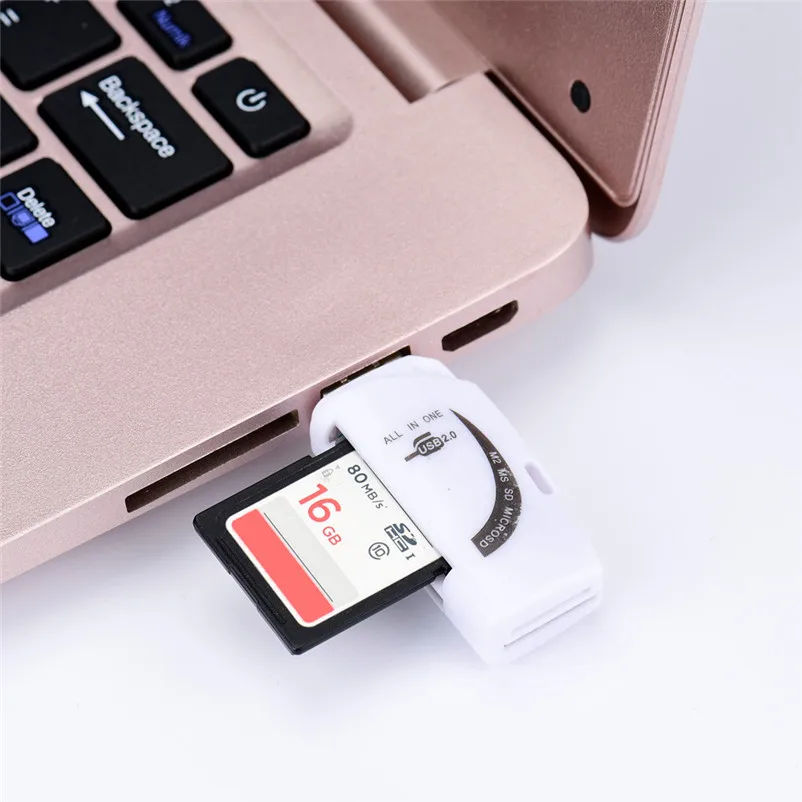 Для Micro SD, SDHC TF M2 MMC MS PRO DUO все в 1 USB 2,0 Multi чтения карт памяти A7 #720