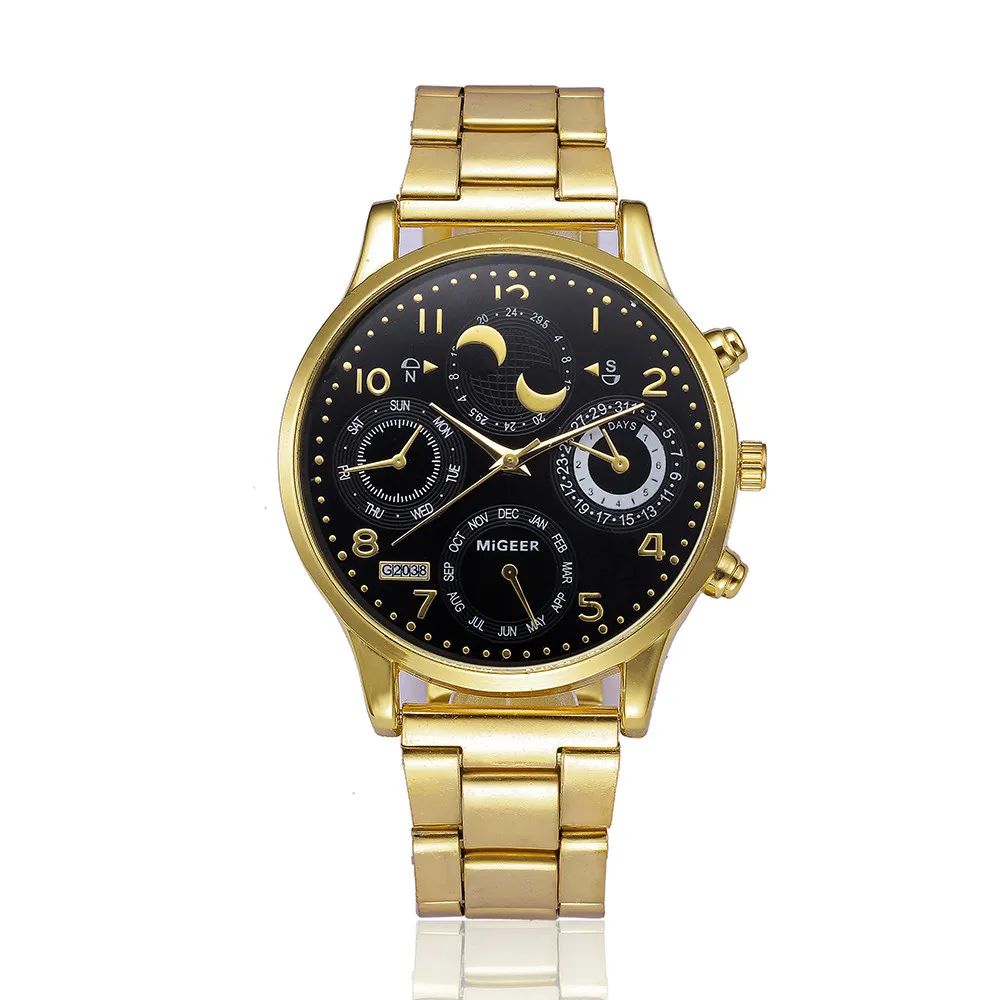 Мужские часы от ведущего бренда, роскошные модные мужские часы из нержавеющей стали с кристаллами, аналоговые кварцевые наручные часы, мужские часы от известного бренда Montre Homme#10