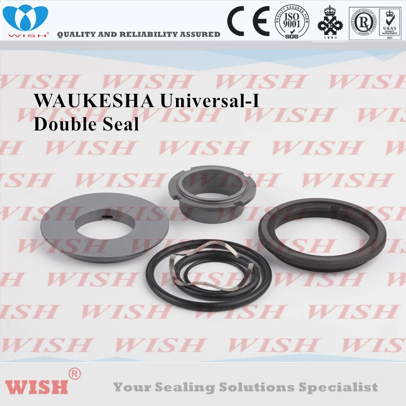 Двойное уплотнение (сиденье + внутренняя поверхность внешняя сторона) Waukesha Universal l