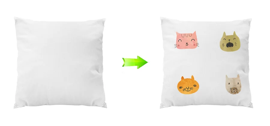 4-Patches For Clothing Smile Animals Diy Accessory Clothes Decoration Print On T-Shirt Washable New Design Iron On Transfers