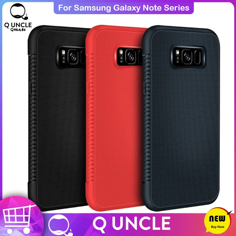 

Case For Samsung Galaxy Note 10 9 8 5 7 Bumper Shockproof Non-Slip Case Anti-Fingerpri Phone Bag For Samsung Note 10 9 8 7