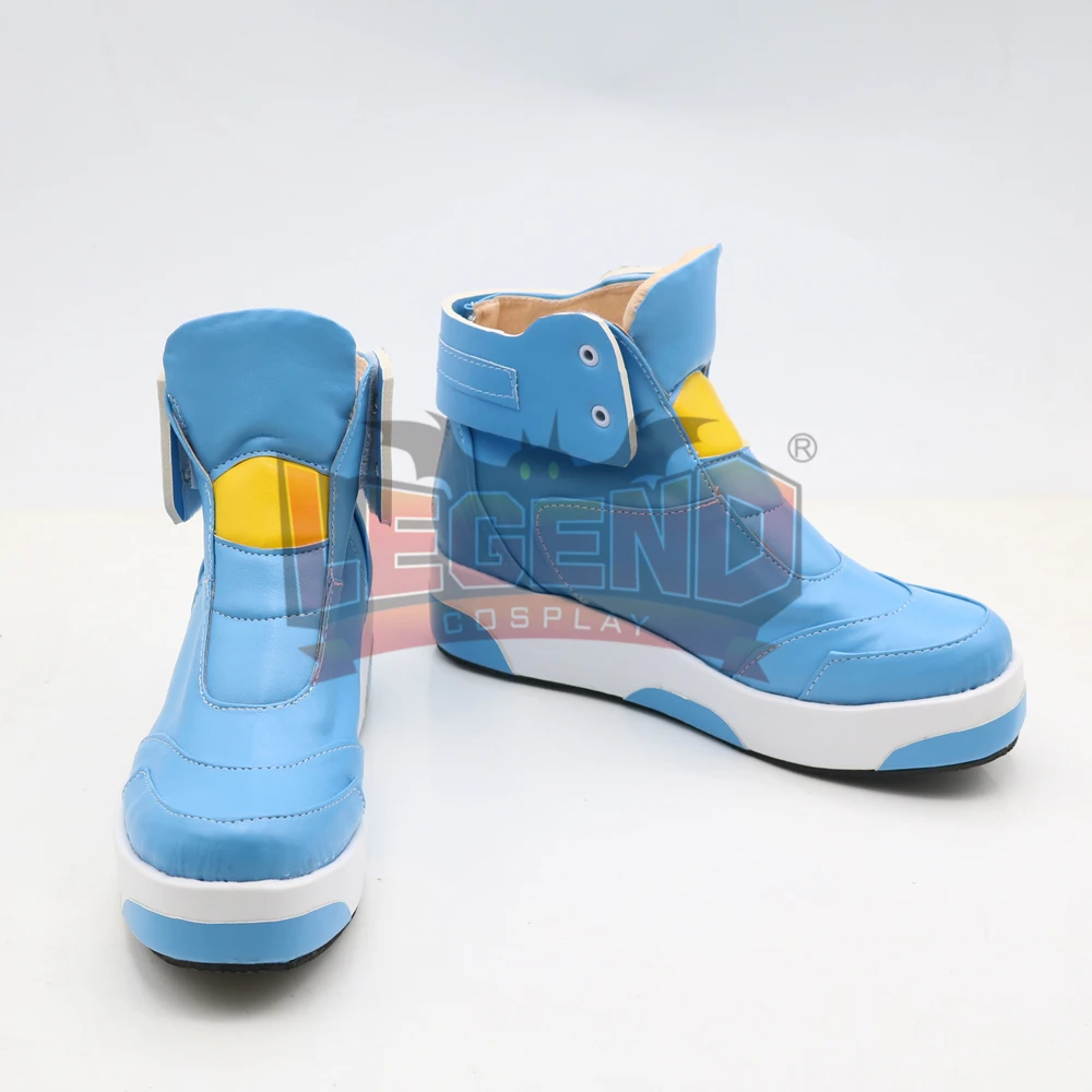 

2017 Anniversary skins Tracer Graffiti cosplay shoes blue shoes boots