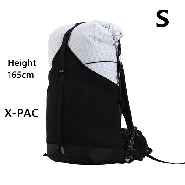 3F UL GEAR 35L рюкзак X-PAC/СВМПЭ материал легкий прочный путешествия Кемпинг Сверхлегкий походный - Цвет: X-PAC  White S