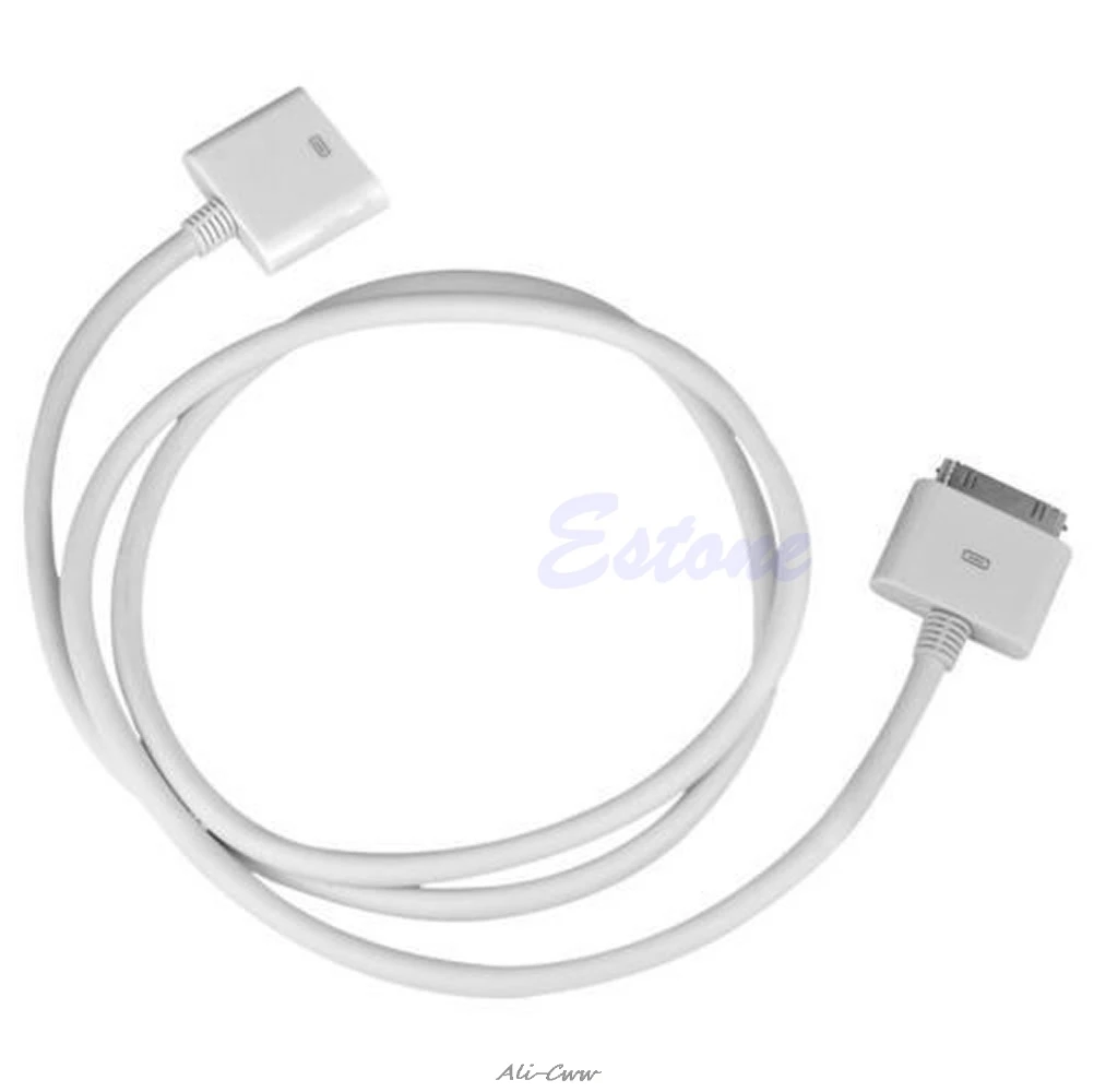 

30 Pin Male To Female Dock Adapter Extender Extension Cable Cord For Iphone 4 4S