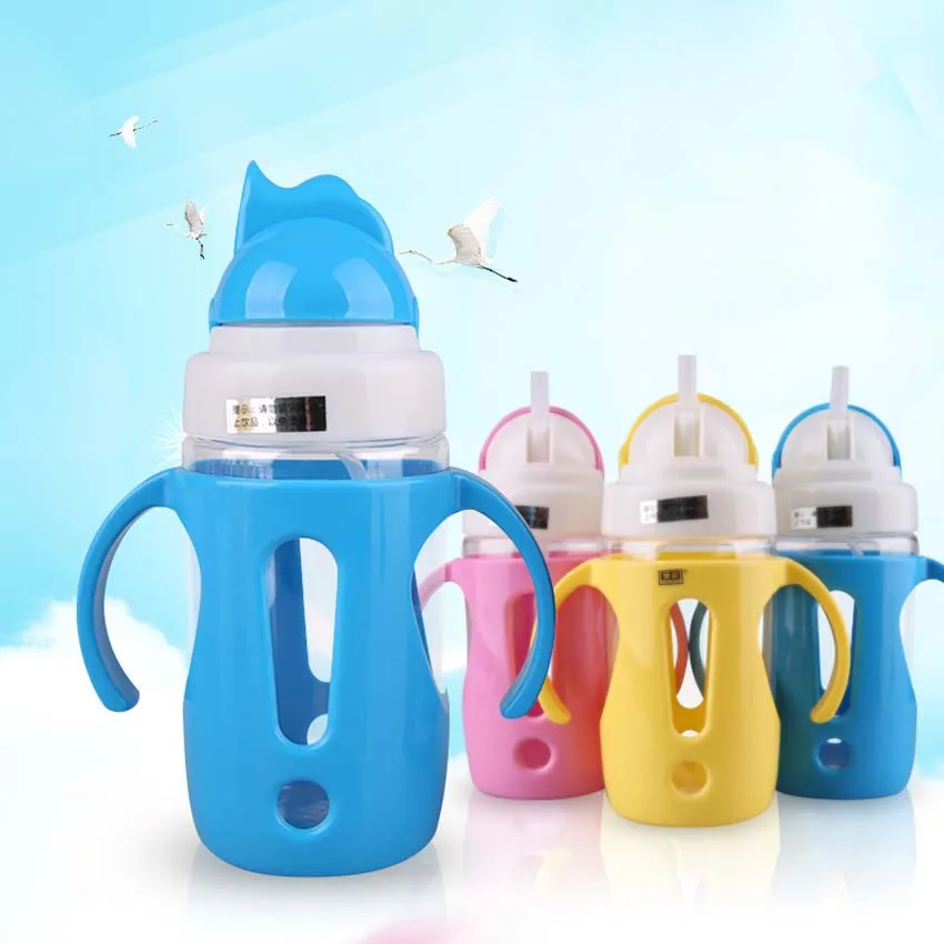 PP Baby Kids Drinkware Water Training Bottles Children Cups With
