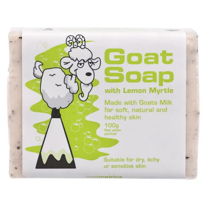 

GoatMilk premium hand made Soap Moisturizers Lemon Myrtle, soft natural healthy skin, relief from eczema, psoriasis,dermatitis