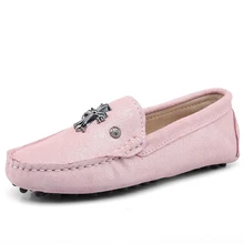 New Spring Summer Women 100% genuine leather Shoes High Quality cowhide Female Flats Lady Leisure Round Toe Shoes 4 Colors