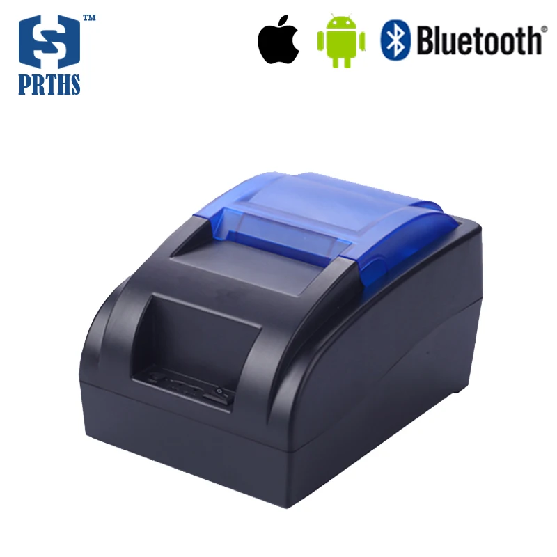 Prix pour Pas cher Bluetooth imprimante ticket thermique avec Bleu ou gris top couverture nouveau 58mm pos imprimante machine pour Android et IOS HS-58HUAI Prix pour Pas cher Bluetooth imprimante ticket thermique avec Bleu ou gris top couverture nouveau 58mm pos imprimante machine pour Android et IOS HS-58HUAI