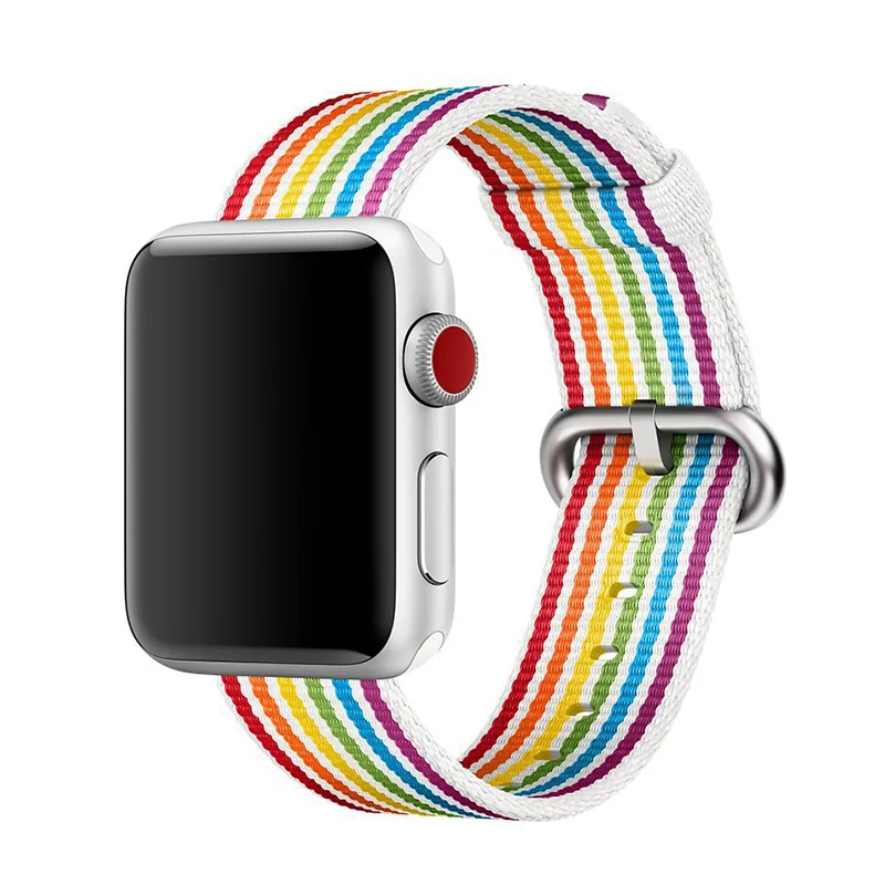 Ремешок нейлоновый для наручных часов Apple Watch 38/2/1 38/42 мм 22 см|Ремешки часов| |