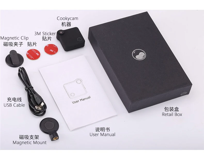 Маленькая мини камера cooky C1 720P WIFI P2P носимая IP датчик движения Велосипедное тело