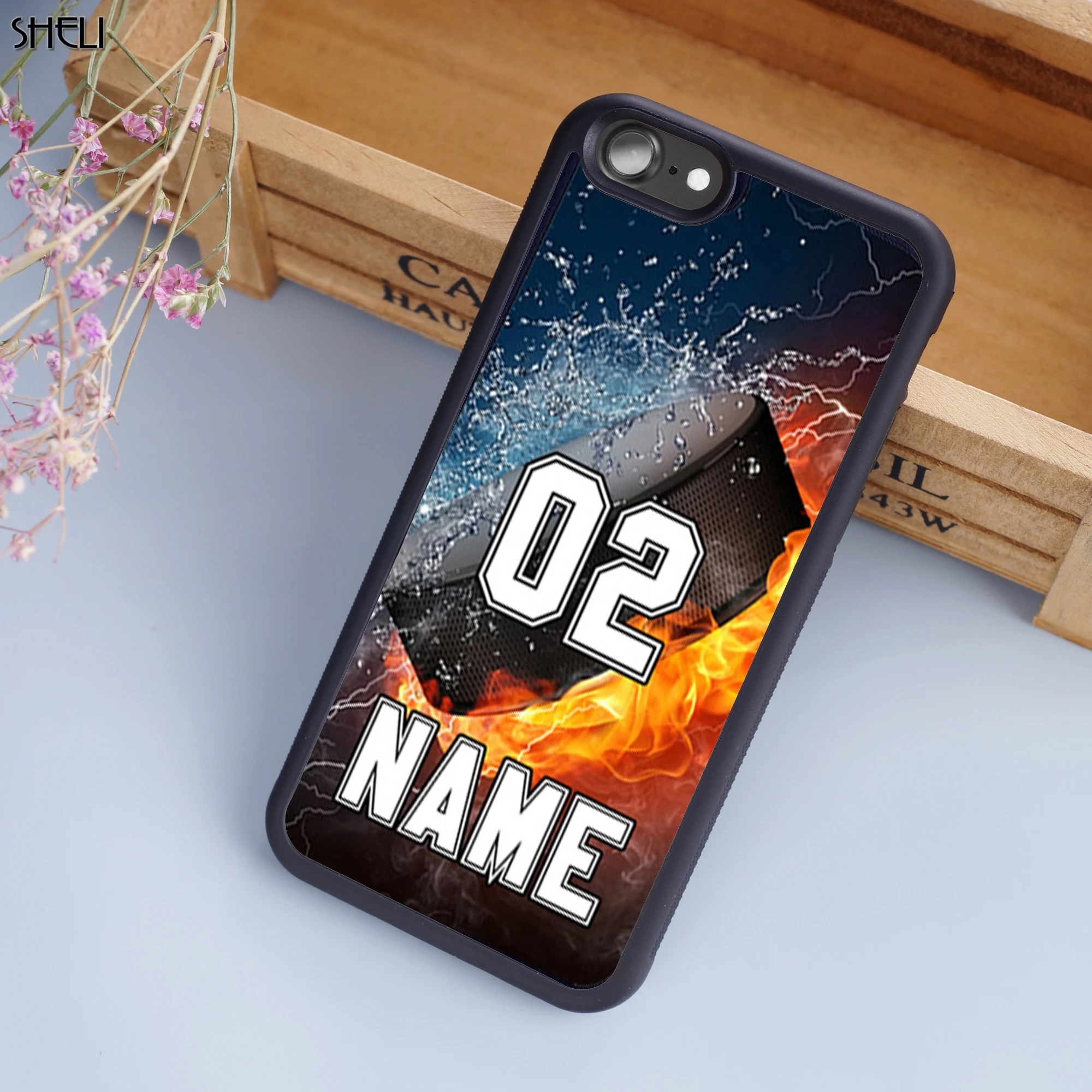 SHELI персонализированный Чехол для телефона с номером iPhone 5 6s 7 8 plus 11 pro X XR XS Max Samsung