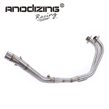 Full font b Exhaust b font System pipe for YAMAHA R25 R3 2014 2016 without font