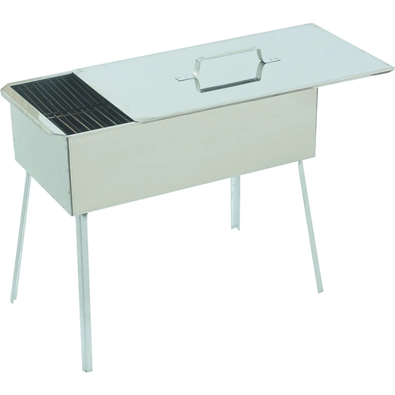 Коптильня PALISAD 69526 (Размеры 50x27x17.5 см, двухярусная, с поддоном, жаропрочная углеродистая сталь)