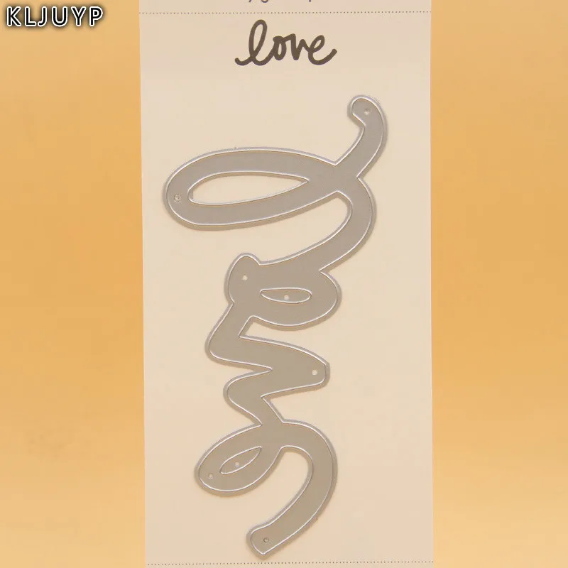 

KLJUYP Love Metal Cutting Dies Stencils for DIY Scrapbooking/photo album Decorative Embossing DIY Paper Cards