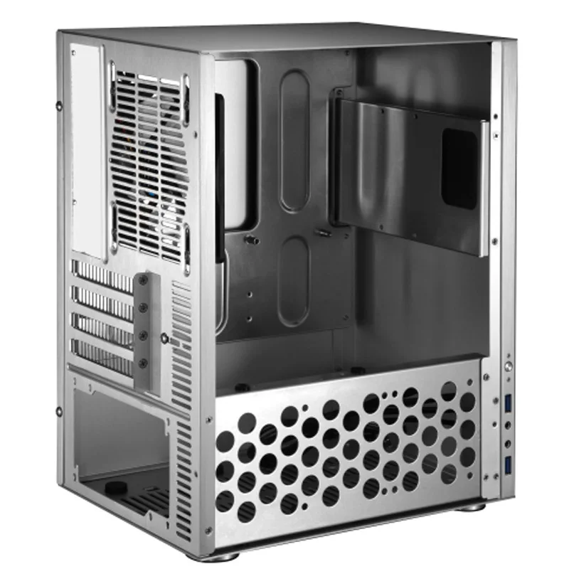 C3 PLUS Алюминиевый Чехол для компьютера с боковой стороны через шасси поддержка