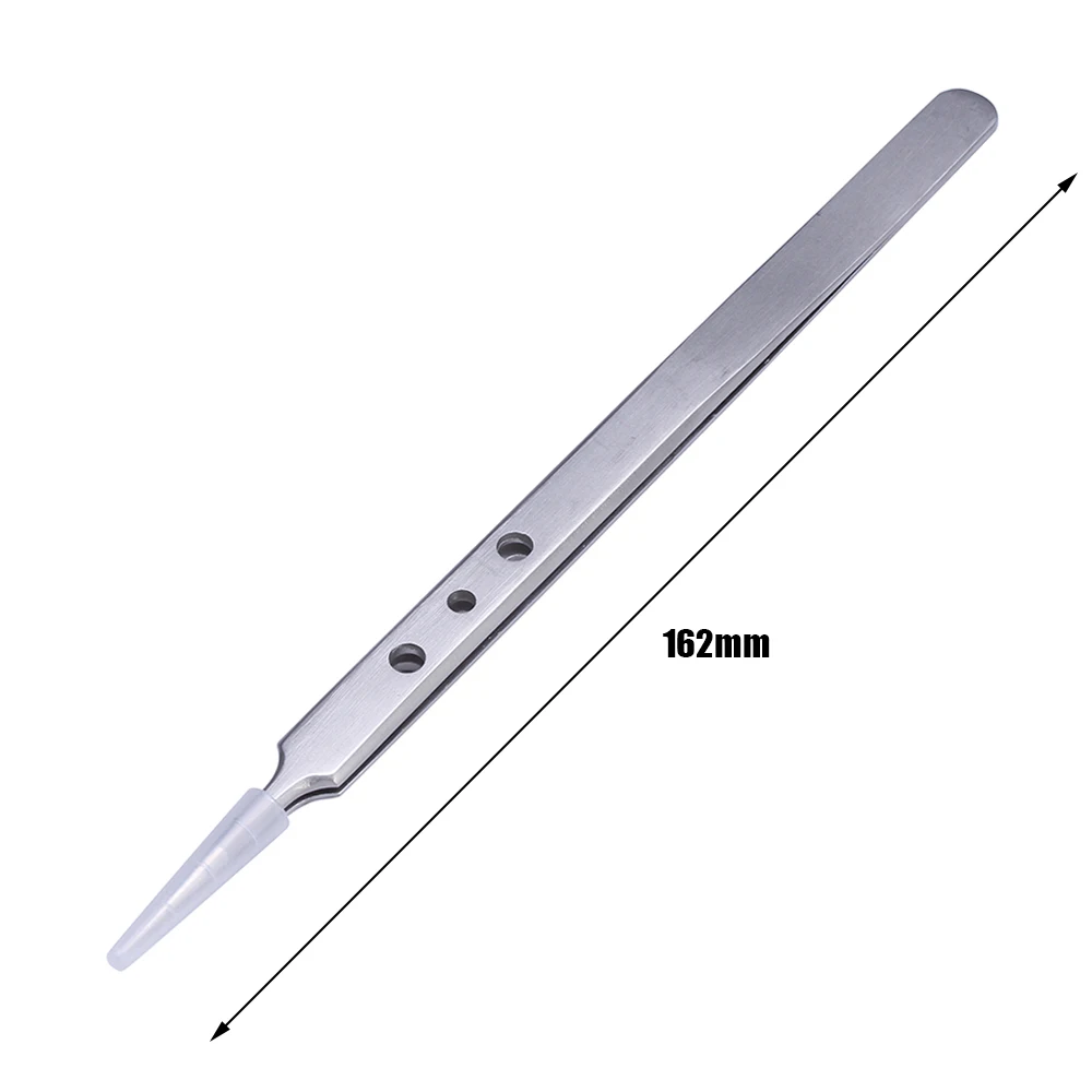 Pinzas de precisión de acero inoxidable Pinzas de mantenimiento Universal Pinzetta Pinzas herramientas de reparación electrónica Pinzas de precisión de acero inoxidable Pinzas de mantenimiento Universal Pinzetta Pinzas herramientas de reparación electrónica
