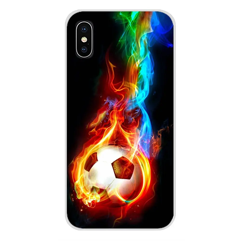 Футбольный мяч Fire Football для Xiaomi Redmi Note 6A MI8 Pro S2 A2 Lite Se MIx 1 Max 2 3 Oneplus 6T Чехлы мобильных