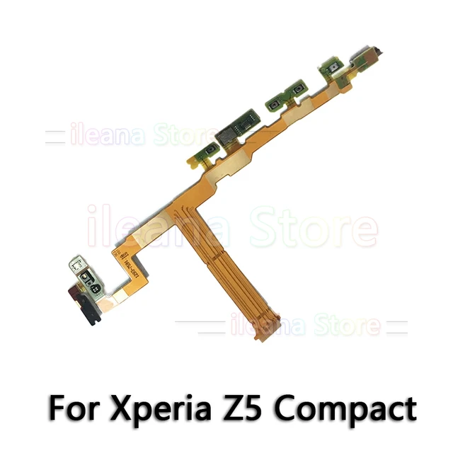 For Sony Xperia Z Z1 Z2 Z3 Z4 Z5 Compact Premium Plus Original Dock Charging LCD Connector Power Volume Key Mic Flex Cable Z5 Compact