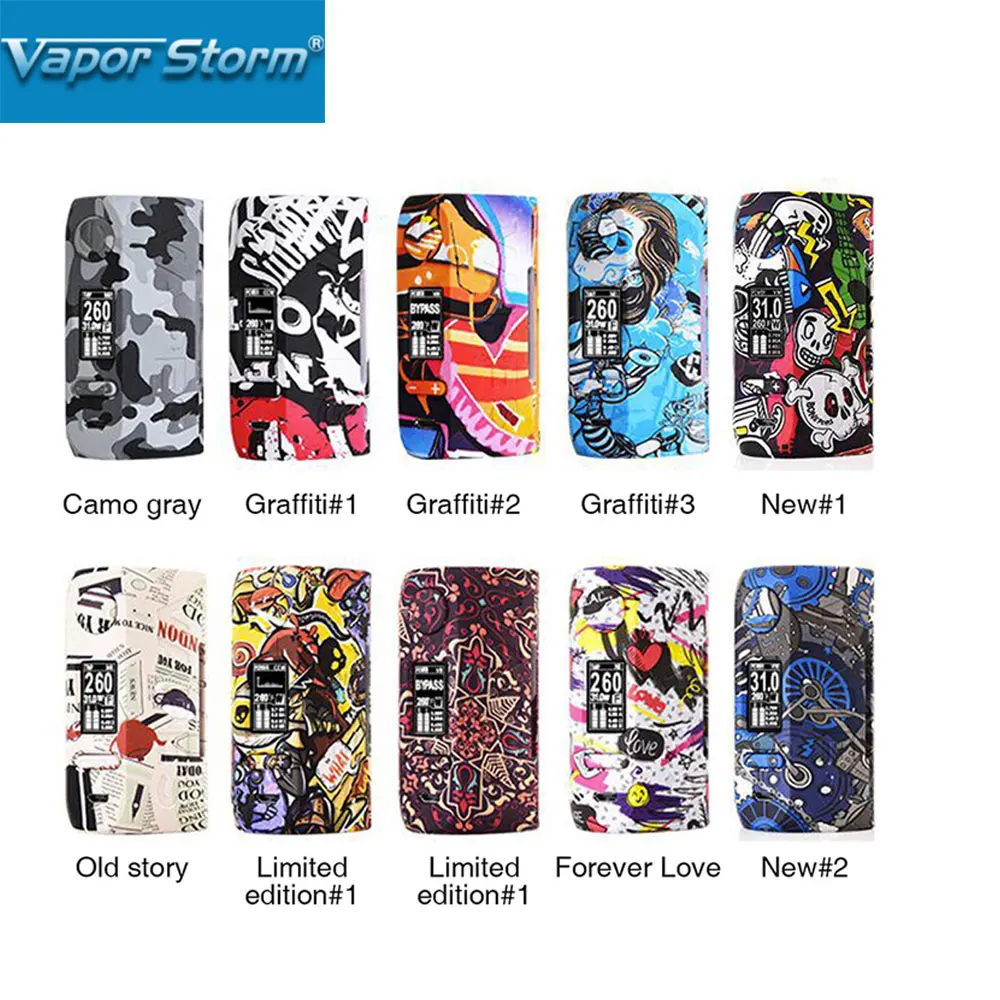 200W Vapor Storm Storm230 Vapor Storm Puma TC Box MOD Max 200W No 18650 battery box mod Fall-proof & Scratch-proof vs Thor Mod