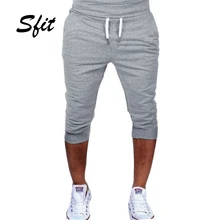 Непроницаемым для летние мужские пляжные хлопковые шорты в повседневном стиле узкие шорты для тренировки, спорта пляжная одежда свободного кроя в повседневном стиле однотонные штаны для бега на шнуровке брюки