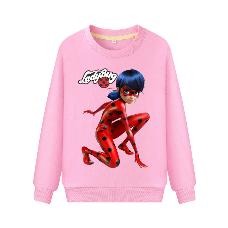 

Children Cartoon Miraculous Ladybug Hoodies Clothing Boys Girls Spring Autumn Thin Casual Sweatshirt Kids Cotton Clothes WK062