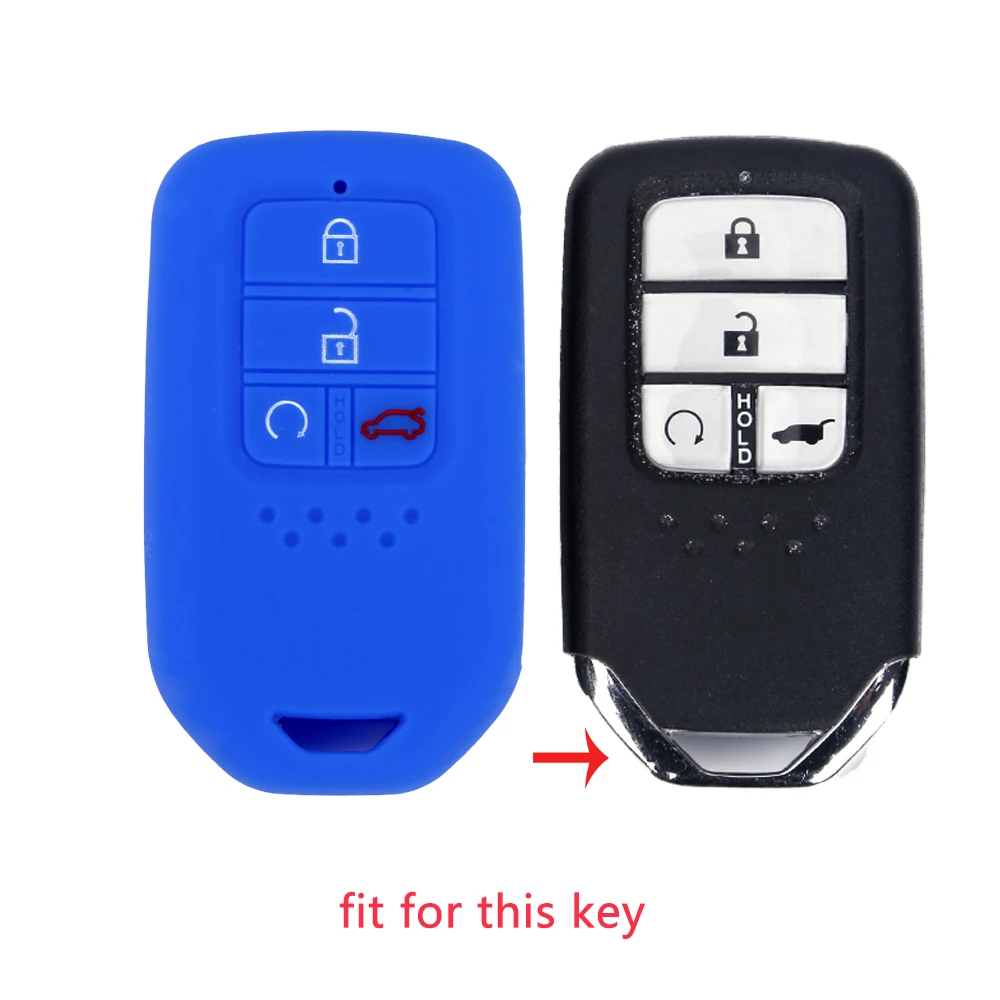 Купить 2 отправить один силиконовый для ключа автомобиля чехол Honda 2018 2019 CRV