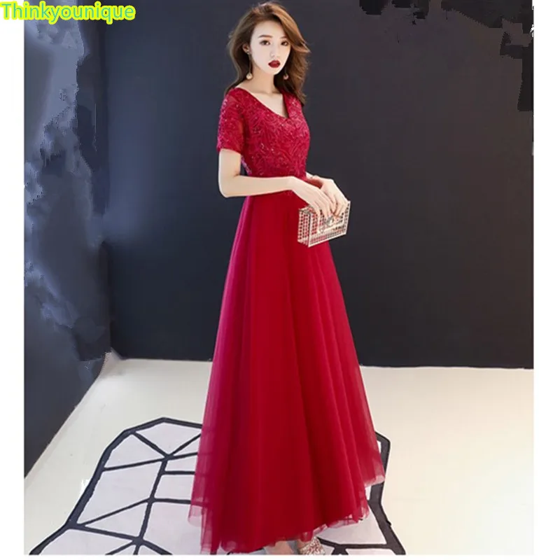 Вечерние платья для выпускного вечера vestidos de festa robe de mariage vestidos de novia abendkleider quinceanera robe de soiree SA136 - Цвет: Red