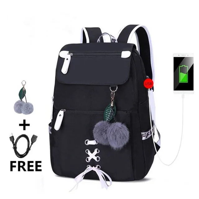 WENYUJH, детские школьные рюкзаки в Корейском стиле, школьные сумки для девочек, Большой Вместительный рюкзак с цветочным принтом, сумка для детей, Mochila - Цвет: H
