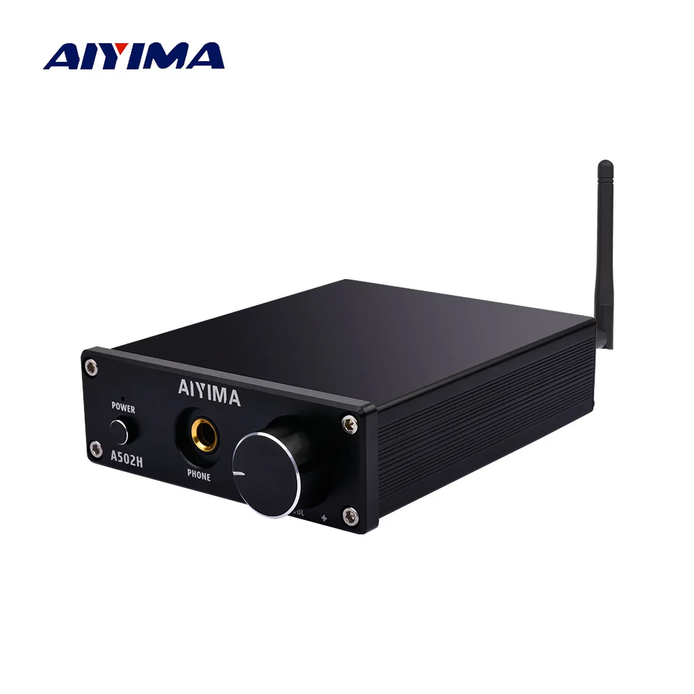 

AIYIMA TPA3116D2 Digital Power Amplifier 50W*2 HiFi Bluetooth 4.2 CSR64215 Stereo Desktop Audio Amplifier With Headphone Output