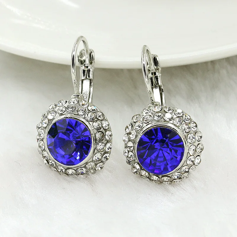 Женские серьги гвоздики с серебряной вставкой|fashion stud earrings|stud earringsstud earrings for women |