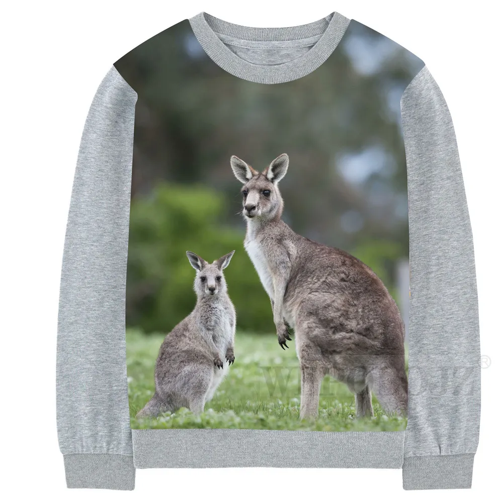 kids t shirt Baby Children & boy The kangaroo printing Long sleeve tops