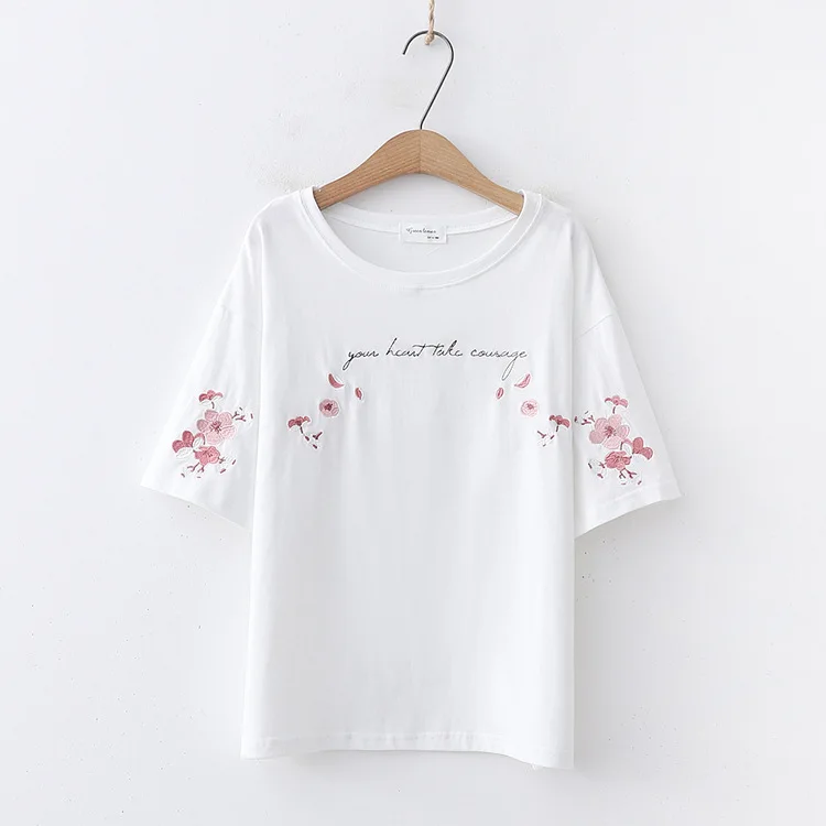 

2019 New Letter Print Female T Shirt Harajuku T-Shirts Women Summer Short Sleeve Casual Clothing tops tees