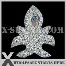 50 шт./лот) горный хрусталь аппликация железа на бисера патч для пользовательских свадебное платье украшения, X1-rat2176