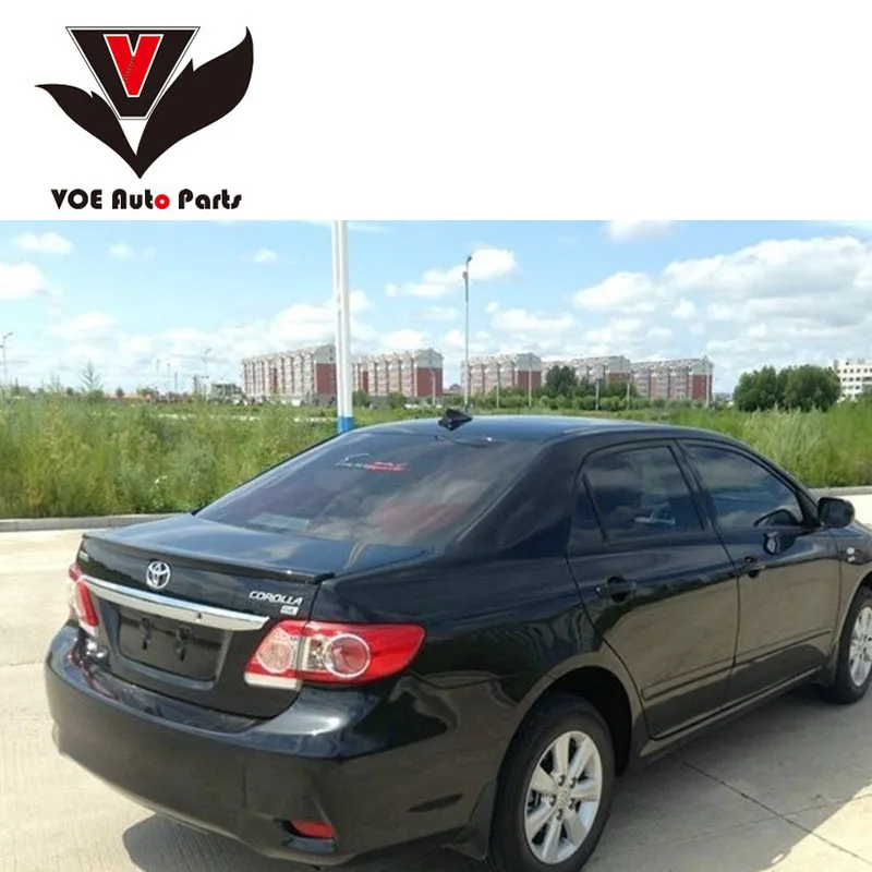 Спойлер для Toyota Corolla 2006 2013 задний спойлер из АБС пластика автомобилей 2013|spoiler for