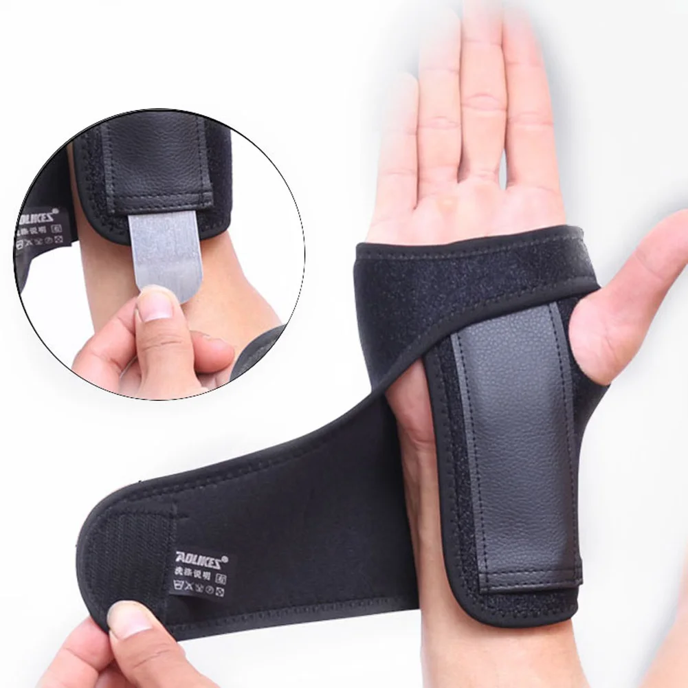 1 Pair Wrist Hand Support Splint Palm Brace for Carpal Tunnel