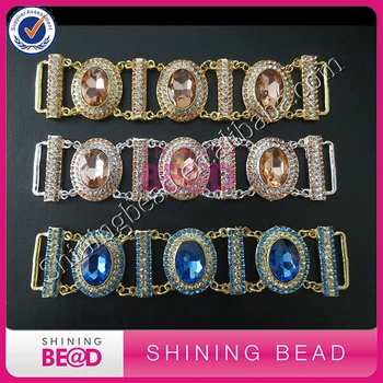 

Free shipping+ 3 different colors Round Bikini Rhinestone Connector Big Glass Decorative Buckle For Bikini,each color 20 pcs