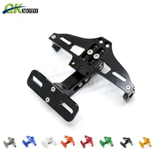 Универсальные мотоциклетные алюминиевые Кронштейн номерного знака держатель для yamaha XSR 700 ABS XSR 900 ABS YZF R1 mt-07 T-Max 530