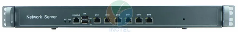 Двухъядерный процессор Intel Atom D525 с четырьмя потоками и сетевым экраном с процессором Intel PCI-E 1000M 6*82583 V Lan