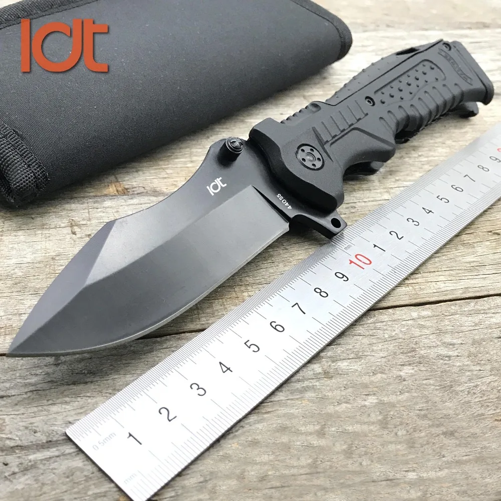 LDT P99 Folding Knife 440A Blade Fiber Glass Plastic Handle Walther Knives Camping Outdoor