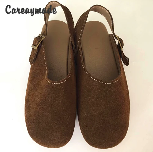 

Careaymade-Free Shipping pure Handmade l leather shoes ,"Sen female" casual shoes,shallow mouth lacing retro shoes,size4.5 -8