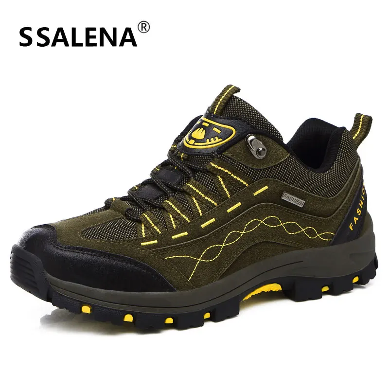 

Men Waterproof Climbing Hiking Shoes Breathable Antiskid Mountaining Sneakers Men Hard Wearing Trekking Shoes AA51834