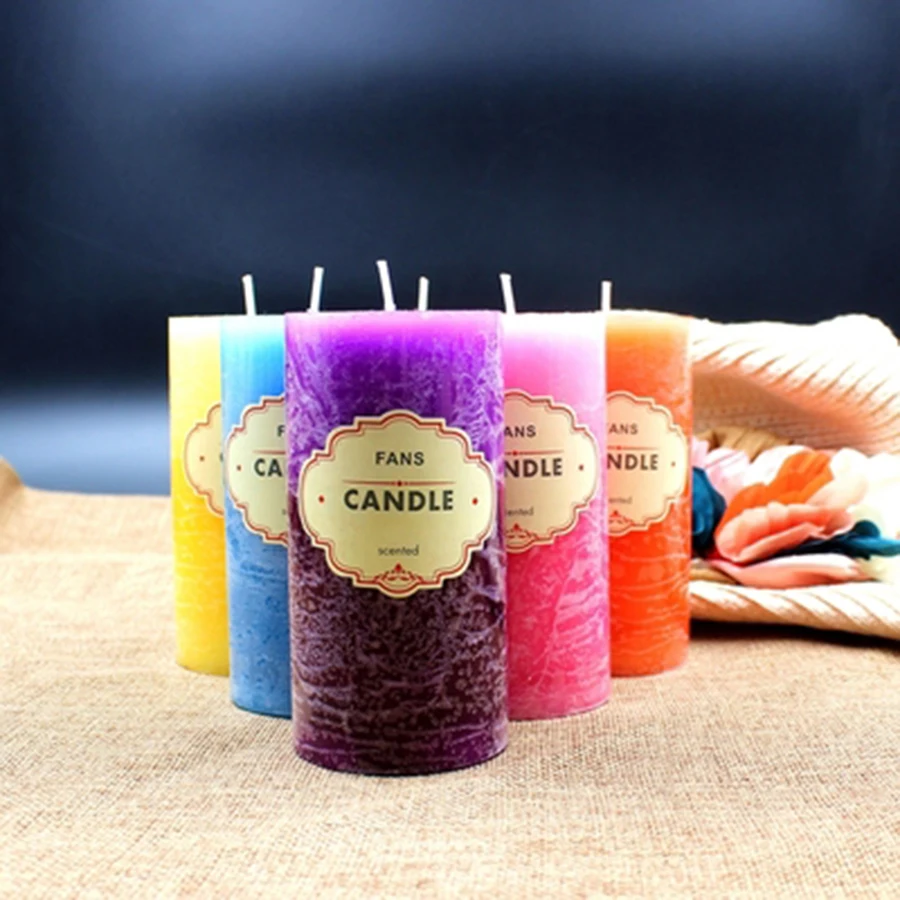 

Romantic Candles Scented Aromatherapy Party Candles Wedding Decoration Kandil Christmas Propose Home Decor Birthday Small 60A033