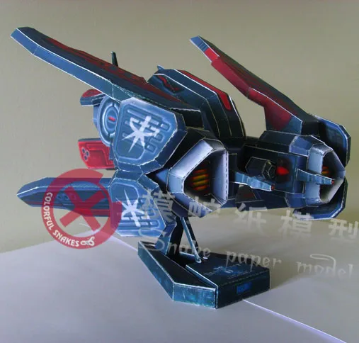 Звезда терран Железный Ворон 3D бумажная модель DIY игрушки